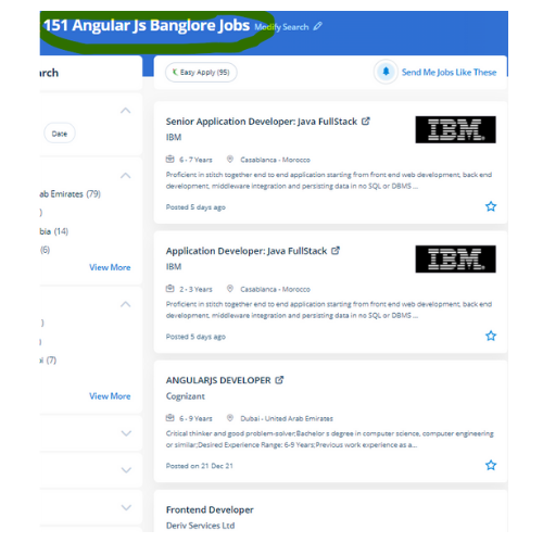 Angular JS internship jobs in Pune