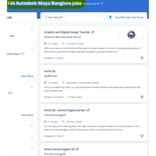 Autodesk Maya internship jobs in Jaipur