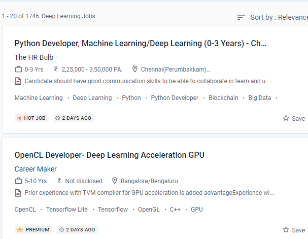 Deep Learning internship jobs in Jaipur