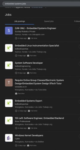Embedded Systems internship jobs in Mumbai