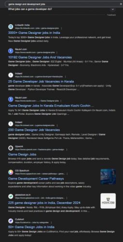 Game Design and Development internship jobs in Noida