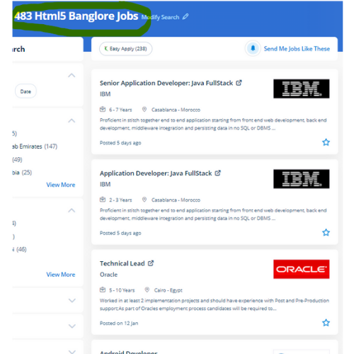 HTML 5 internship jobs in Jaipur