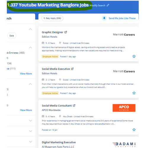 YouTube Marketing internship jobs in Mumbai