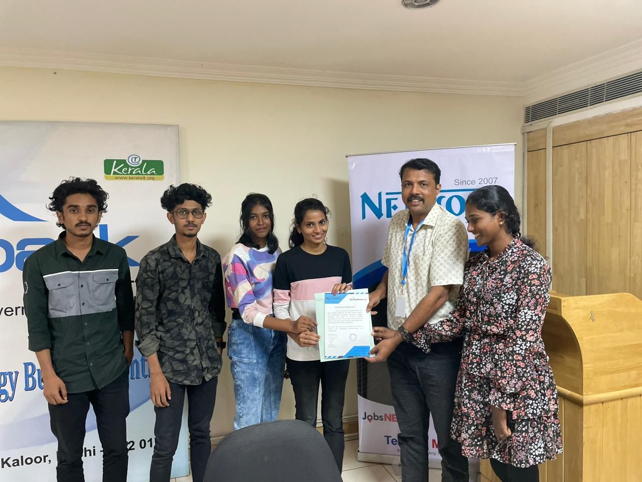 Internship/projects in cochin
